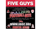 BULLDOG FOOTBALL NIGHT at Five Guys