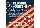ABGC Closed July 3-5 for Independence Week
